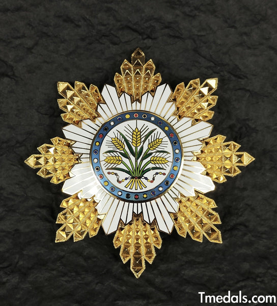 China Republic, the Order Of The Golden Grain, first Class, Breast star, Replica