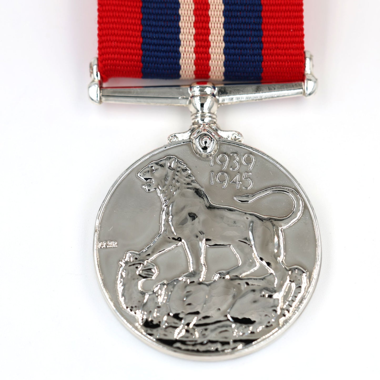 British War Medal 1939–1945 WWII Campaign Medal with Ribbon Replica