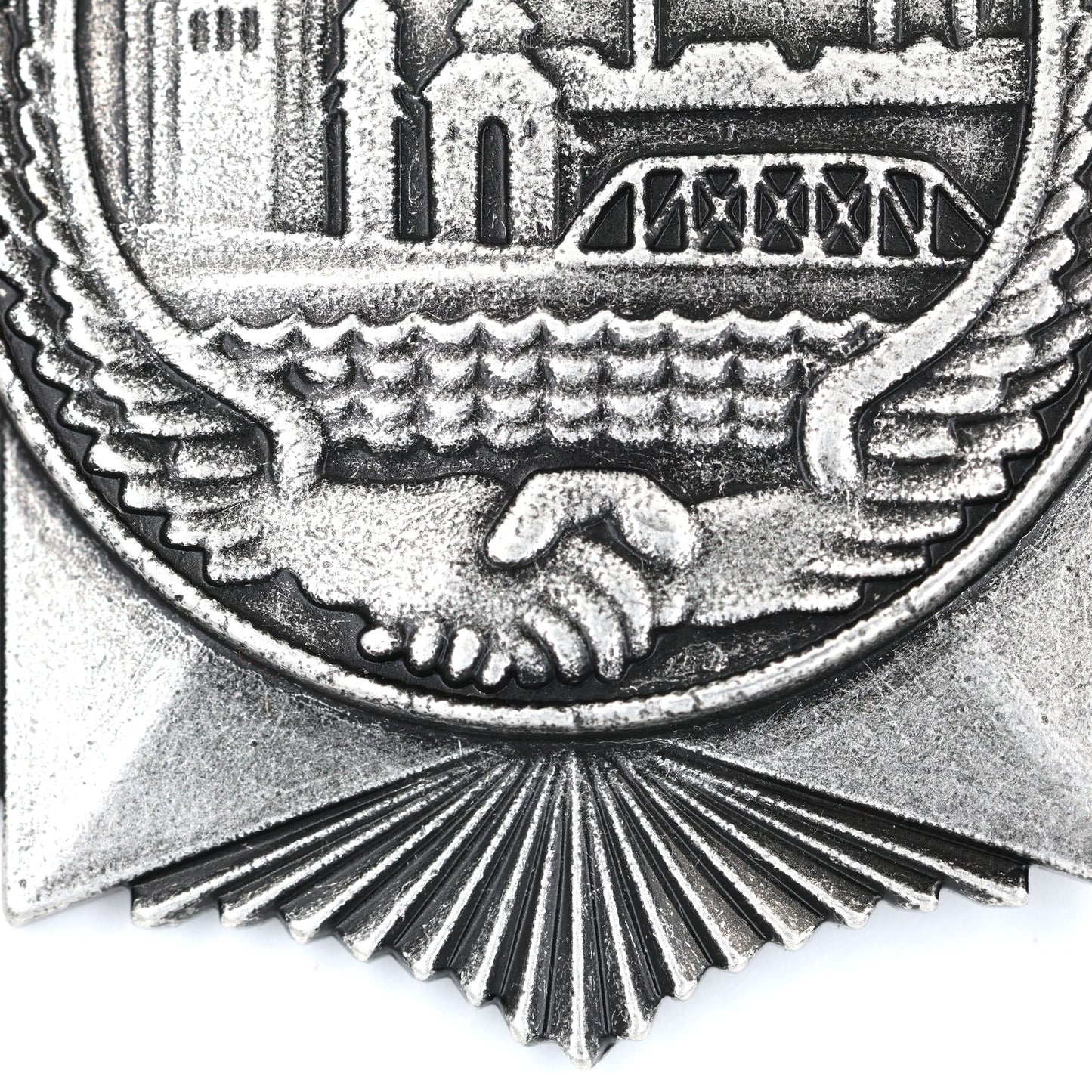 Chinese Shanghai Air Defense Medal Badge Soviet Pilot Assistance Repro Replica