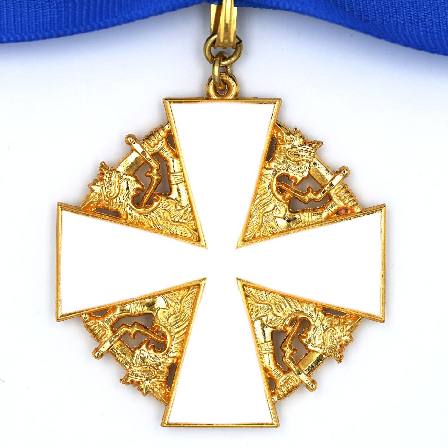 Finland Order of the White Rose Commander Neck Badge & Miniature Set