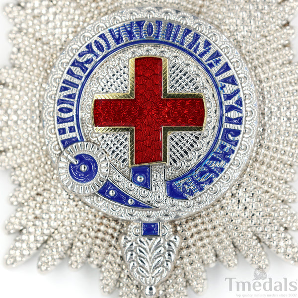British UK Order of the Garter Star Badge – Museum Replica Collectible with Enamel Detailing (1:1 Reproduction)