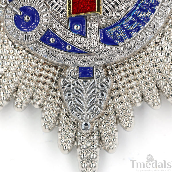 British UK Order of the Garter Star Badge – Museum Replica Collectible with Enamel Detailing (1:1 Reproduction)