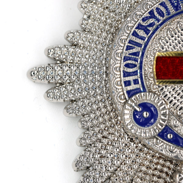 British UK Order of the Garter Star Badge – Museum Replica Collectible with Enamel Detailing (1:1 Reproduction)