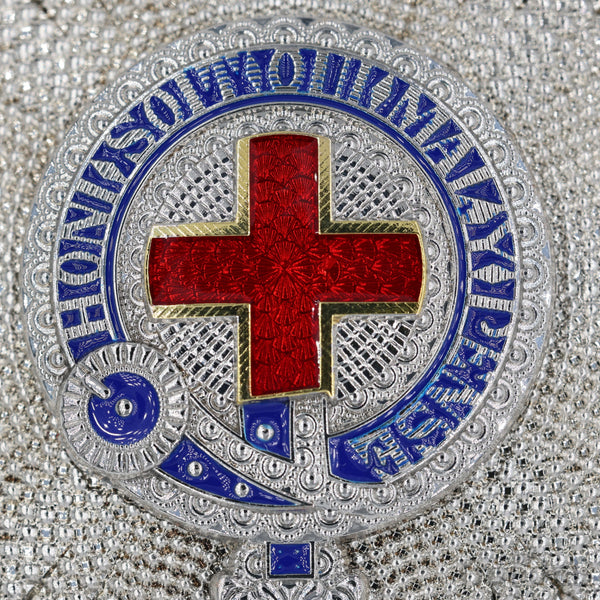 British UK Order of the Garter Star Badge – Museum Replica Collectible with Enamel Detailing (1:1 Reproduction)