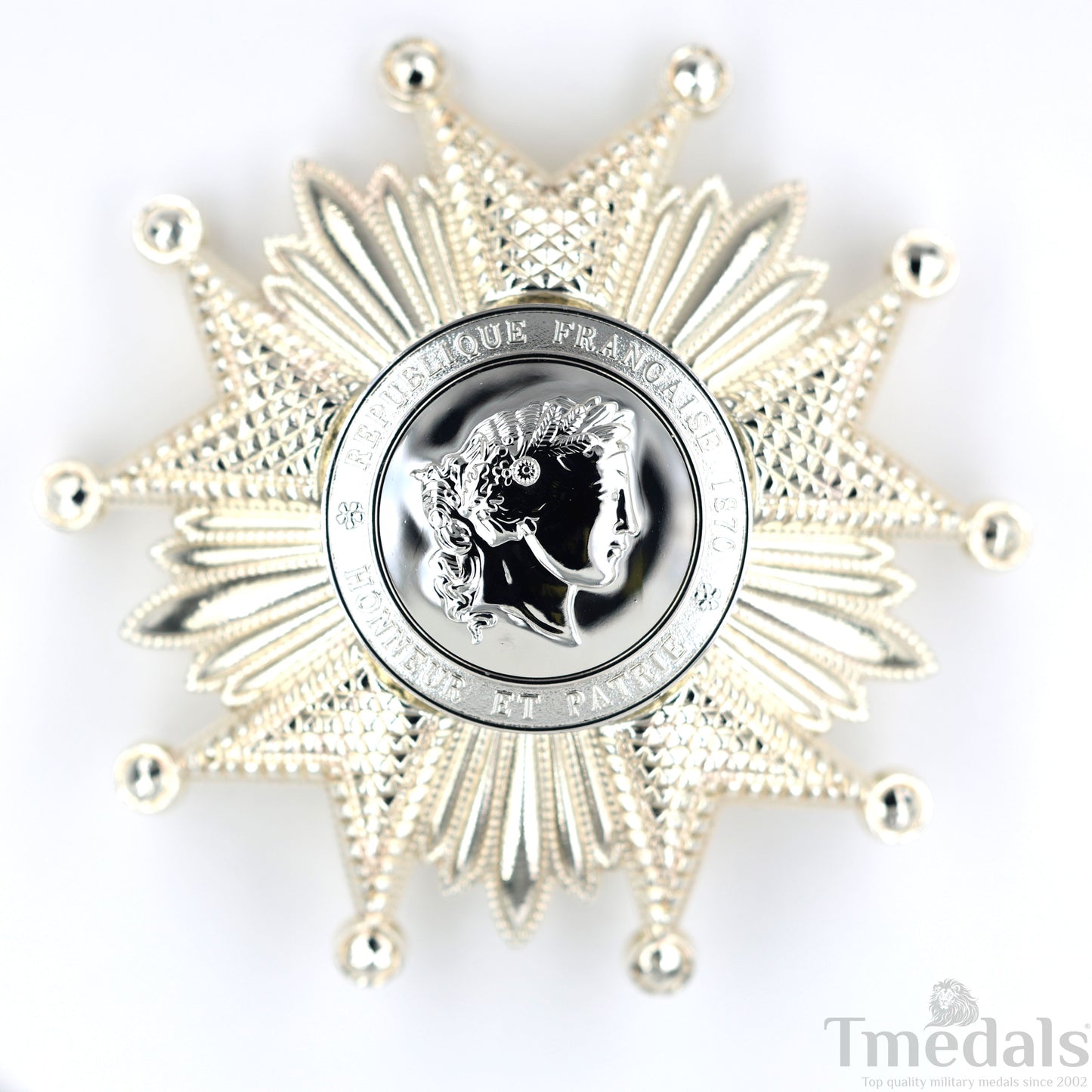 France French Legion of Honor Grand Cross Breast Star in Silver Medal Order Replica