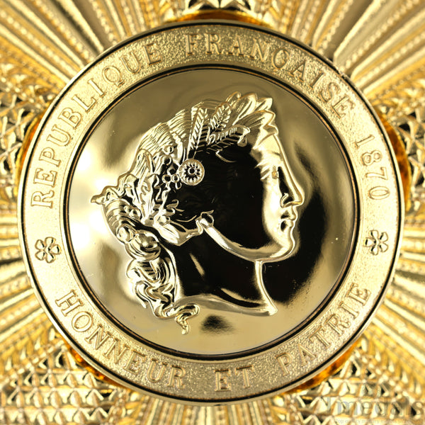 France French Legion of Honor Grand Cross Breast Star in Gold Medal Order Replica