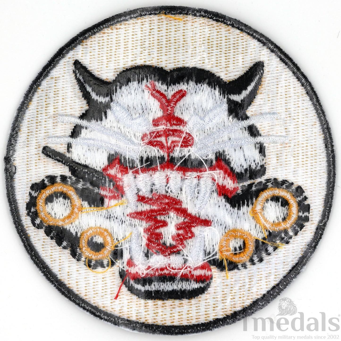 WW2 U.S. Army Tank Destroyer 4-Wheel Patch Emblem – Full-Size Replica