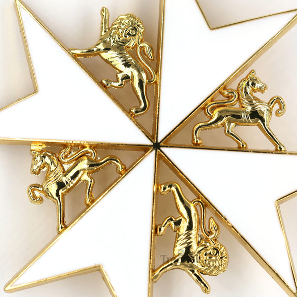 Order of St John Knight/Dame of Grace Breast Star Maltese Cross Replica