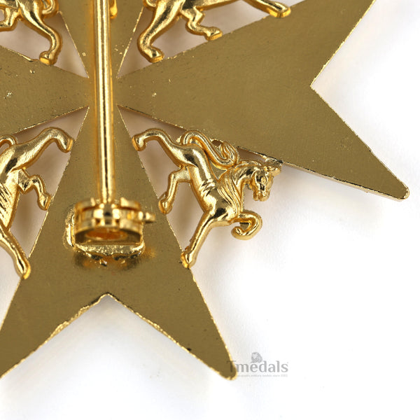Order of St John Knight/Dame of Grace Breast Star Maltese Cross Replica
