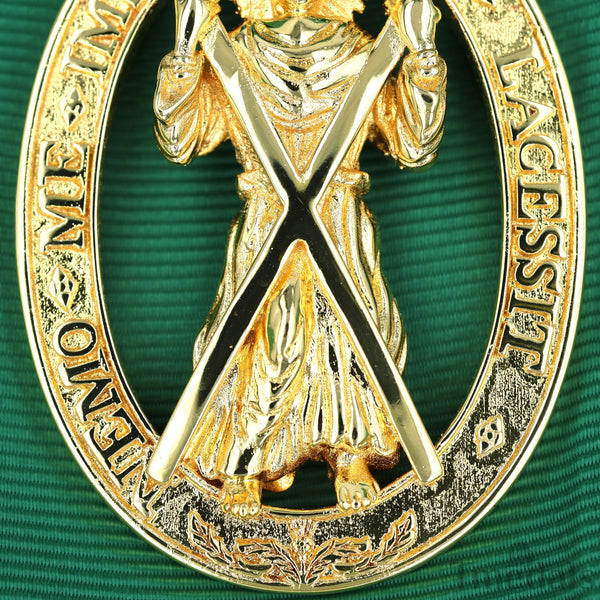 UK Order of the Thistle Badge Saint Andrew Replica Brass Gilt Full-Size copy reproduction repro