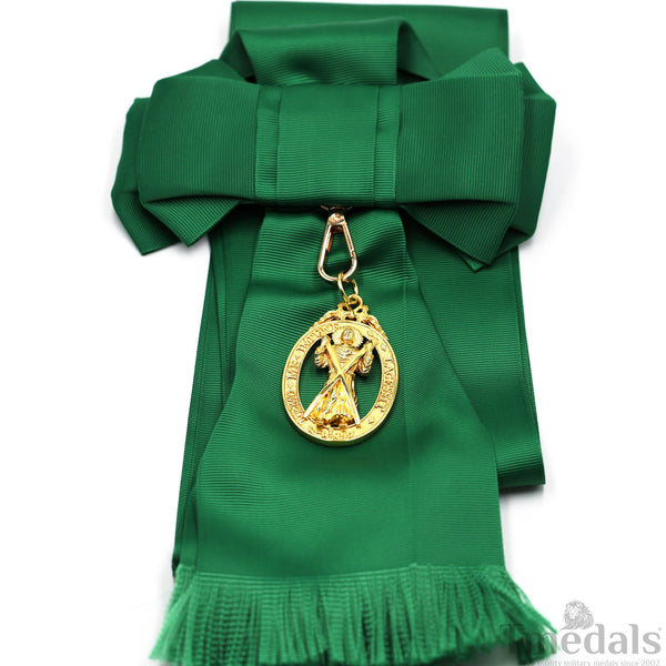 UK Order of the Thistle Badge Saint Andrew Replica Brass Gilt Full-Size copy reproduction repro