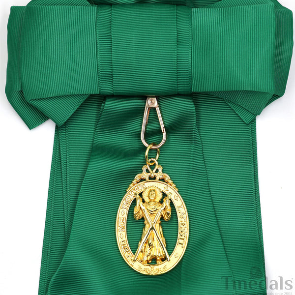 UK Order of the Thistle Badge Saint Andrew Replica Brass Gilt Full-Size copy reproduction repro