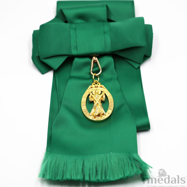 UK Order of the Thistle Badge Saint Andrew Replica Brass Gilt Full-Size copy reproduction repro