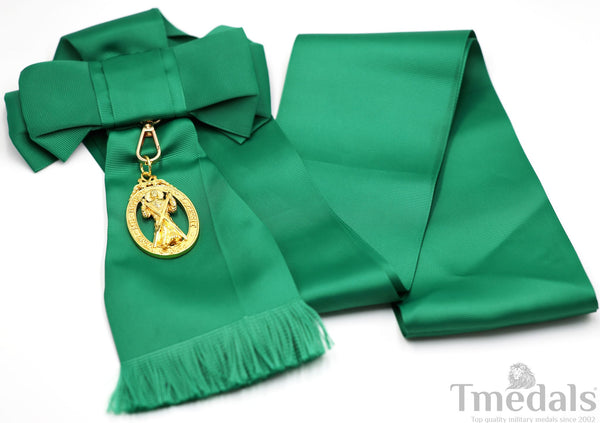 UK Order of the Thistle Badge Saint Andrew Replica Brass Gilt Full-Size copy reproduction repro