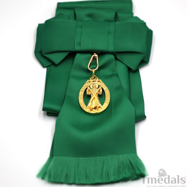 UK Order of the Thistle Badge Saint Andrew Replica Brass Gilt Full-Size copy reproduction repro