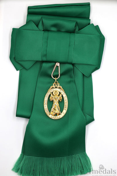 UK Order of the Thistle Badge Saint Andrew Replica Brass Gilt Full-Size copy reproduction repro