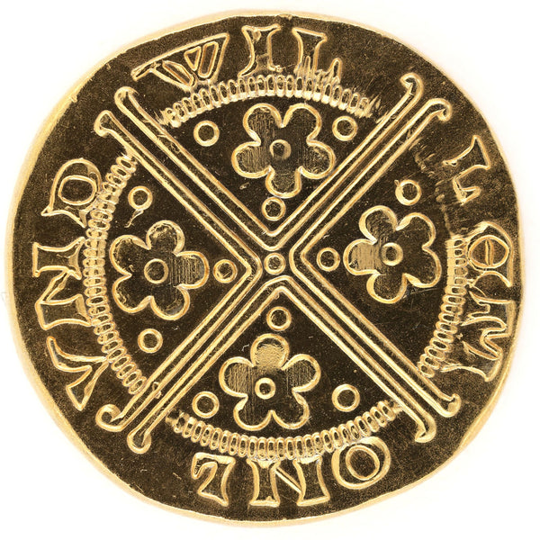 UK England 1 Gold Penny Henry III 1257–1272 Medieval Token Medal Replica