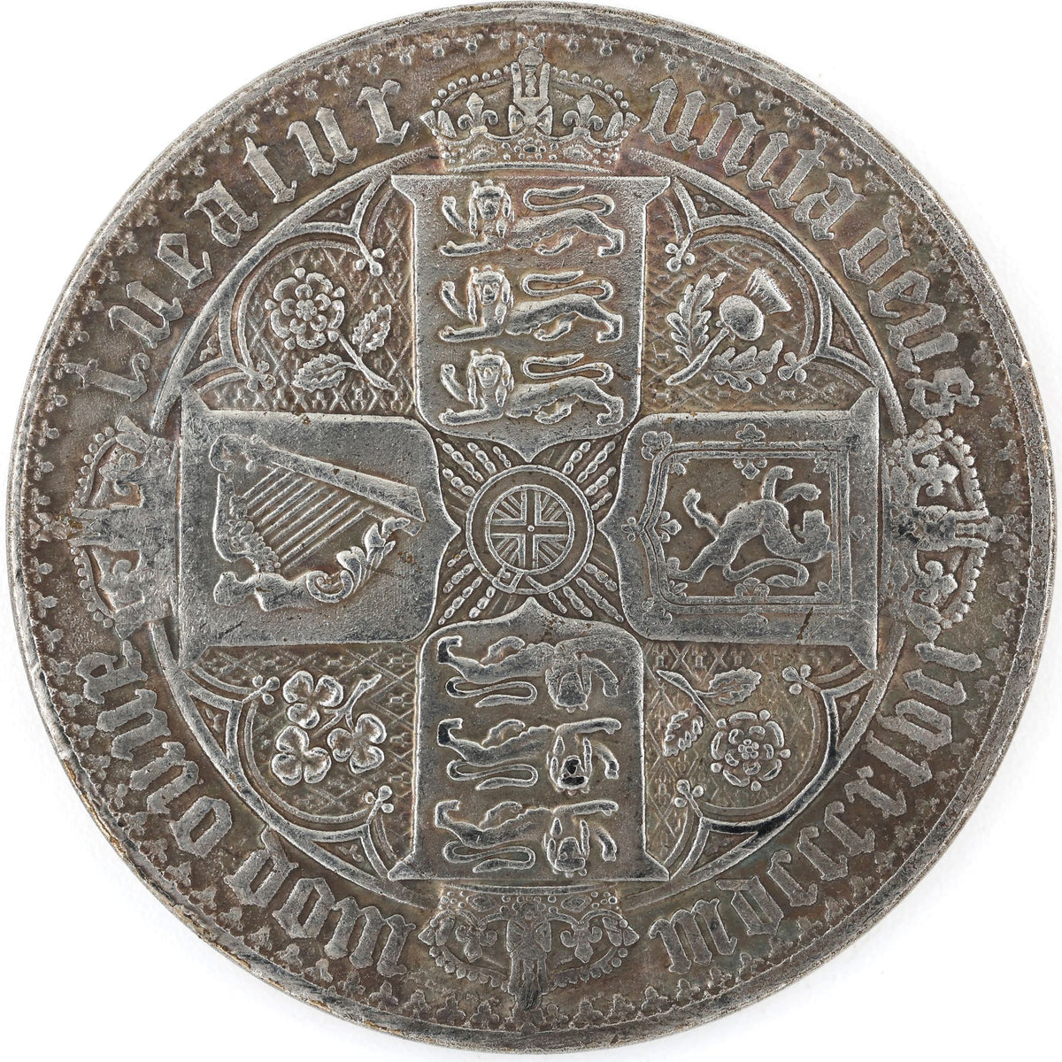 Queen Victoria Gothic Crown Souvenir Replica Token Medal – British