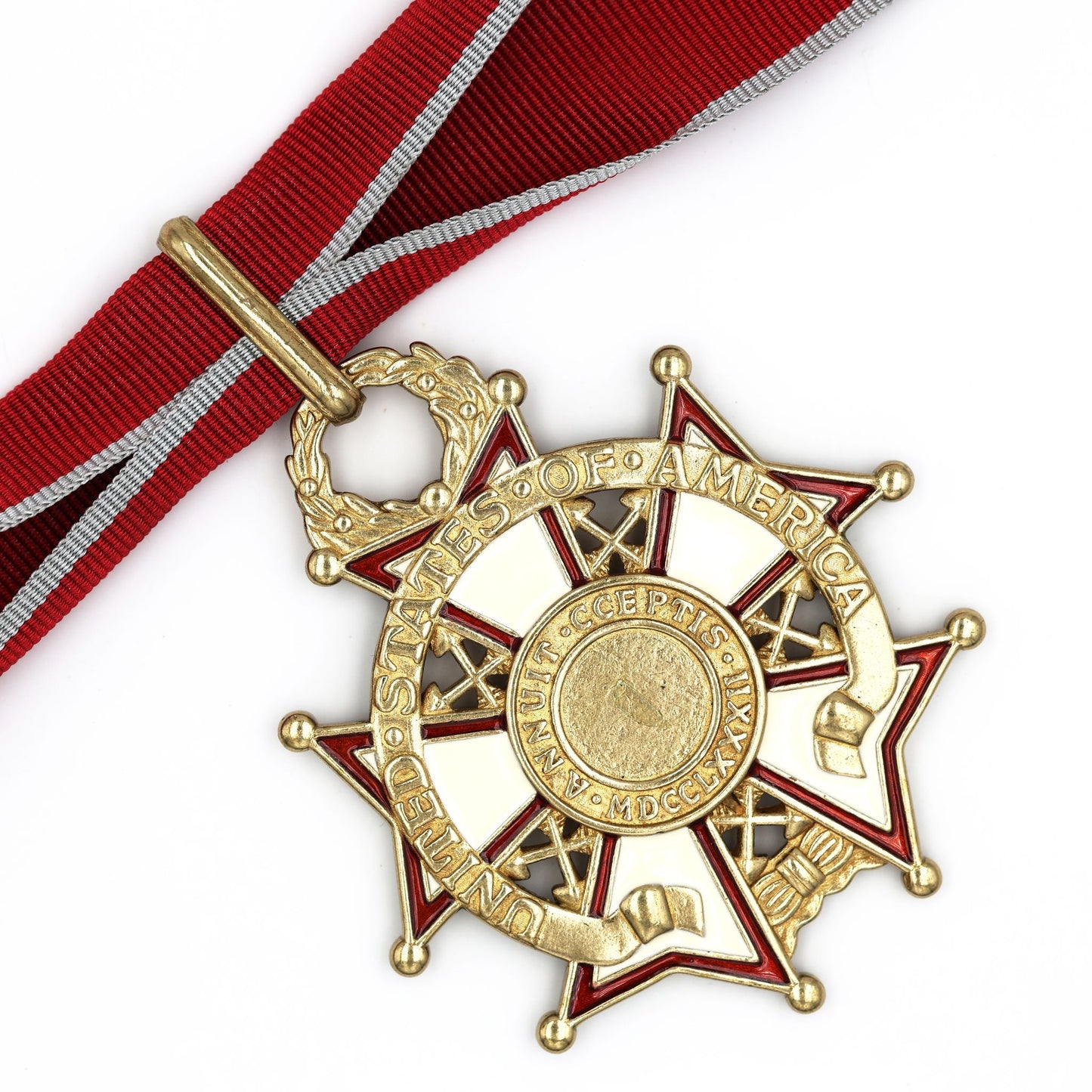 USA Legion of Merit Commander Class Neck Ribbon Medal ā Full Size Replica