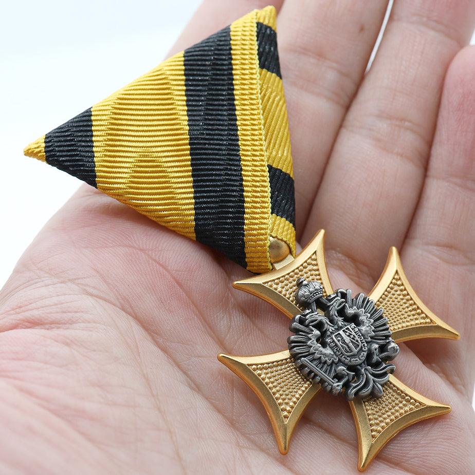 Austria-Hungary Officer’s Military Service Decoration 3rd Class Cross Replica