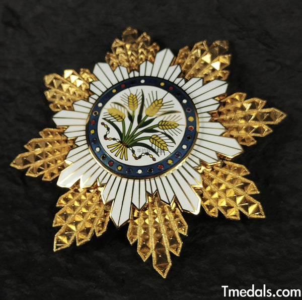 China Republic, the Order Of The Golden Grain, first Class, Breast star, Replica