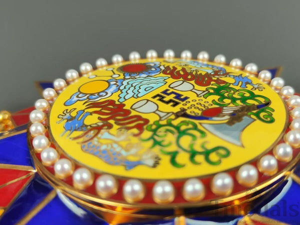 Grand Order of the Republic of China 1912 Medal pure Silver Replica