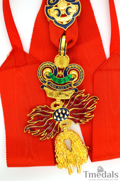 Austria – Order of the Golden Fleece (Type 4, 1925–1935) – Full-Size Museum Replica with Neck Ribbon