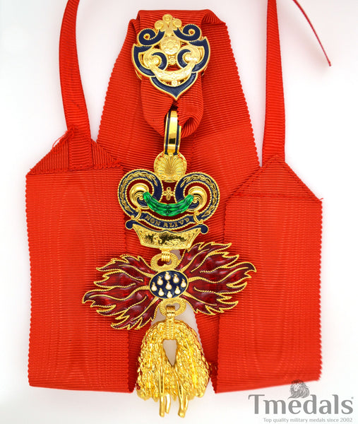 Austria – Order of the Golden Fleece (Type 4, 1925–1935) – Full-Size Museum Replica with Neck Ribbon