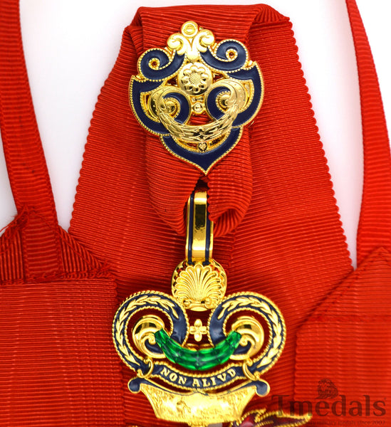 Austria – Order of the Golden Fleece (Type 4, 1925–1935) – Full-Size Museum Replica with Neck Ribbon