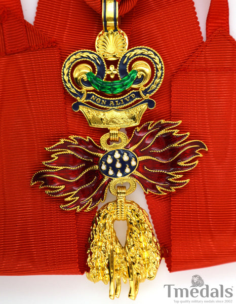 Austria – Order of the Golden Fleece (Type 4, 1925–1935) – Full-Size Museum Replica with Neck Ribbon