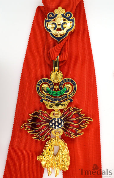 Austria – Order of the Golden Fleece (Type 4, 1925–1935) – Full-Size Museum Replica with Neck Ribbon