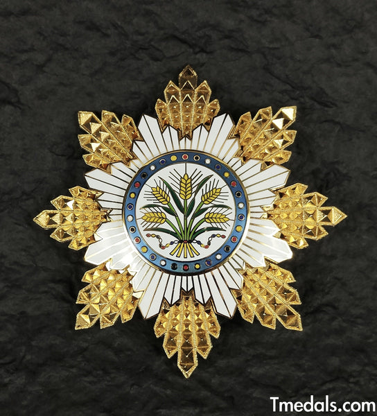 China Republic, the Order Of The Golden Grain, first Class, Breast star, Replica