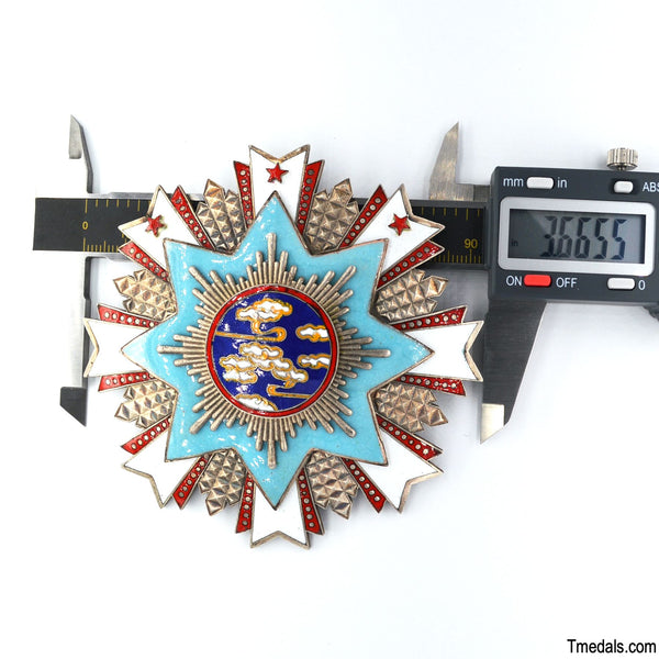 Chinese Republic – Order of Propitious Clouds Breast Star – Full-Size Museum Replica