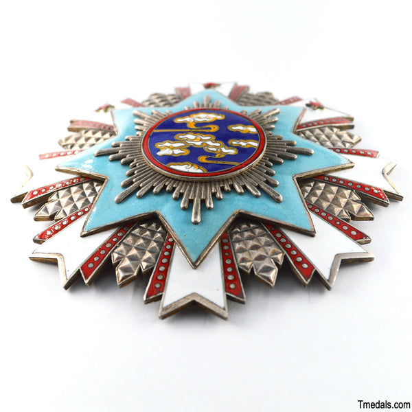 Chinese Republic – Order of Propitious Clouds Breast Star – Full-Size Museum Replica