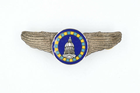 WWII WW2 U.S. US AIR FORCE WHITE HOUSE WINGS BADGE PIN MEDAL ENAMEL RARE