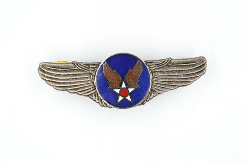 U.S. USA WW12 AIR FORCE WINGS BADGE 1 PIN Medal TOP ENAMEL RARE