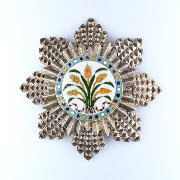 China Republic, the Order Of The Golden Grain, second Class, Breast star, Replica