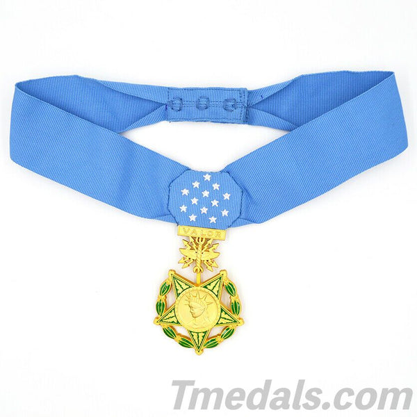 Cased U.S. USA MEDAL OF HONOR Air Force MOH Neck ribbon Version USA WW2 TOP RARE, 100% FULL-SIZE MUSEUM REPLICA COPY REPRO REPRODUCTION Rare