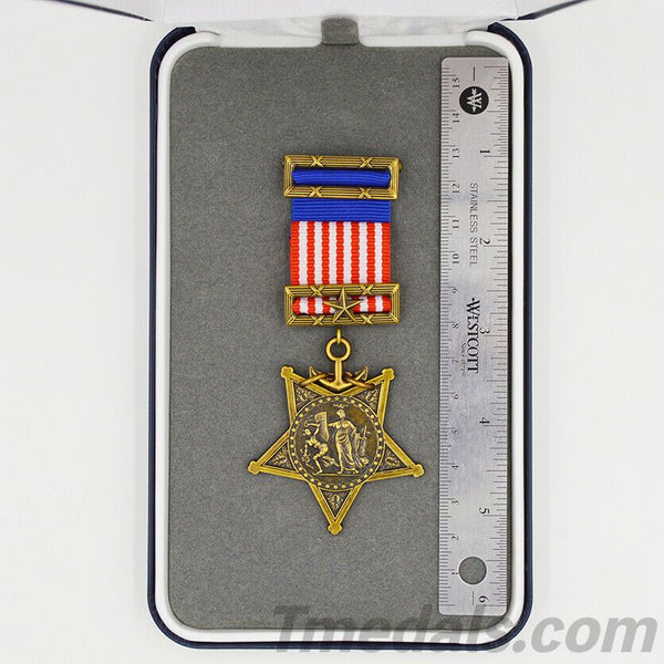 Cased U.S. USA BADGE ORDER MEDAL OF HONOR MOH 1862–1912 Navy version CIVIL WAR Navy 1882-1904 Type Ⅱ Replica Reproduction COPY Rare