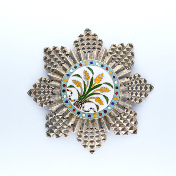 China Republic, the Order Of The Golden Grain, second Class, Breast star, Replica