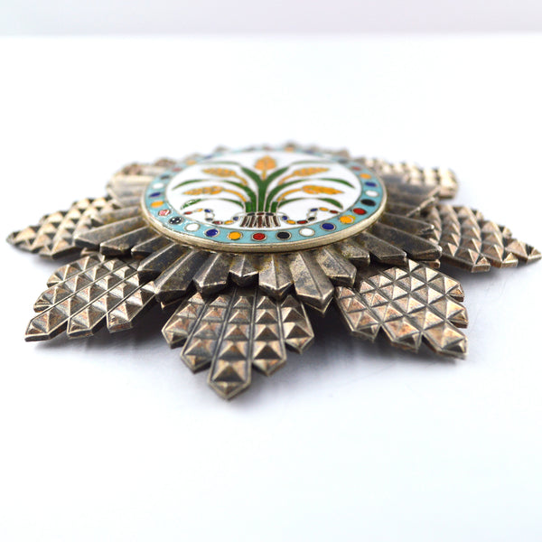 China Republic, the Order Of The Golden Grain, second Class, Breast star, Replica