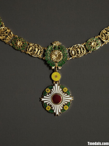 Japan Grand Cordon of the Order of the Chrysanthemum – Full Replica (Copper + Hard Enamel)