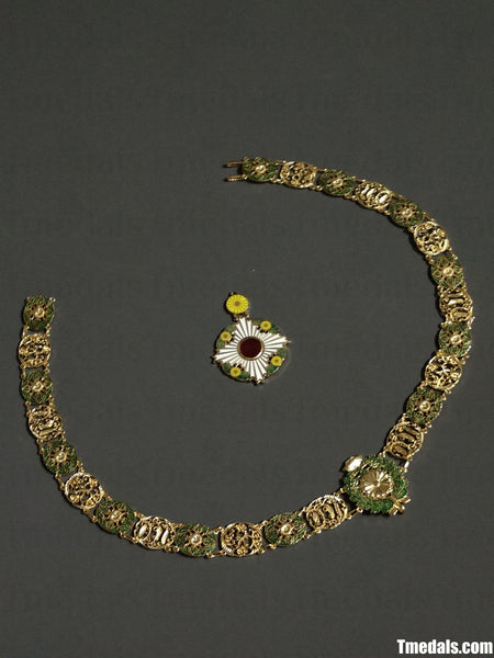 Japan Grand Cordon of the Order of the Chrysanthemum – Full Replica (Copper + Hard Enamel)