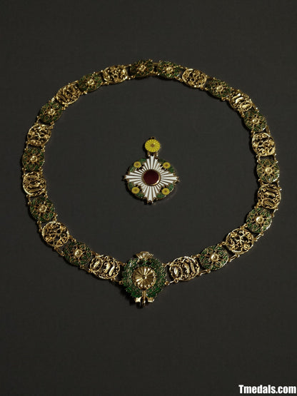 Japan Grand Cordon of the Order of the Chrysanthemum – Full Replica (Copper + Hard Enamel)