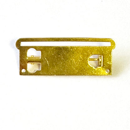 10 X Medal Ribbon Mounting Bars Brooch Pin Fixing 1 Space, for 35-38 mm Ribbon Gold