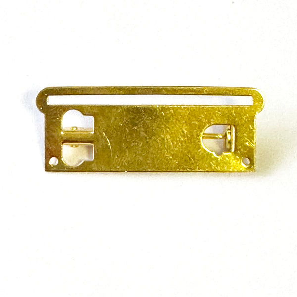 10 X Medal Ribbon Mounting Bars Brooch Pin Fixing 1 Space, for 35-38 mm Ribbon Gold