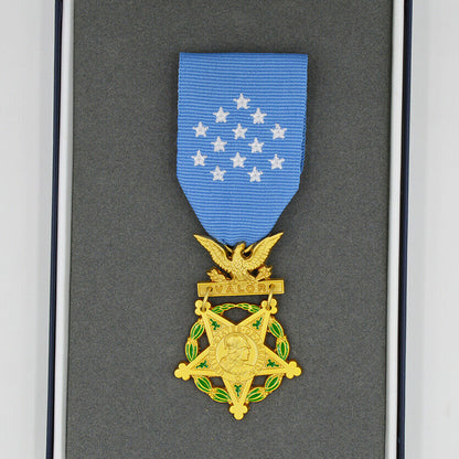 Complete U.S. Medal of Honor Historical Replica Collection – 10 Full-Size Medals with Presentation Case