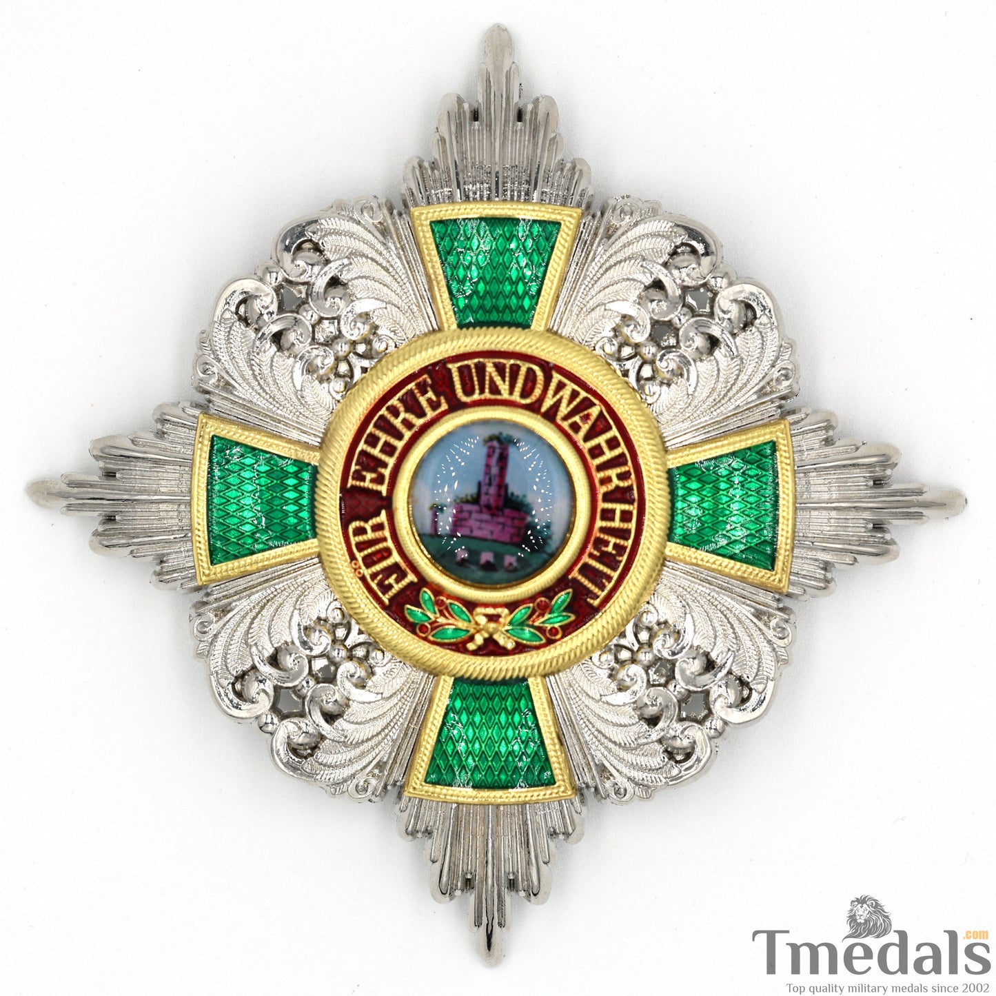 German Order of the Zähringer Lion, Commander Breast Star without Swords Replica