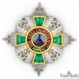 German Order of the Zähringer Lion, Commander Breast Star without Swords top Replica Copy Reproduction