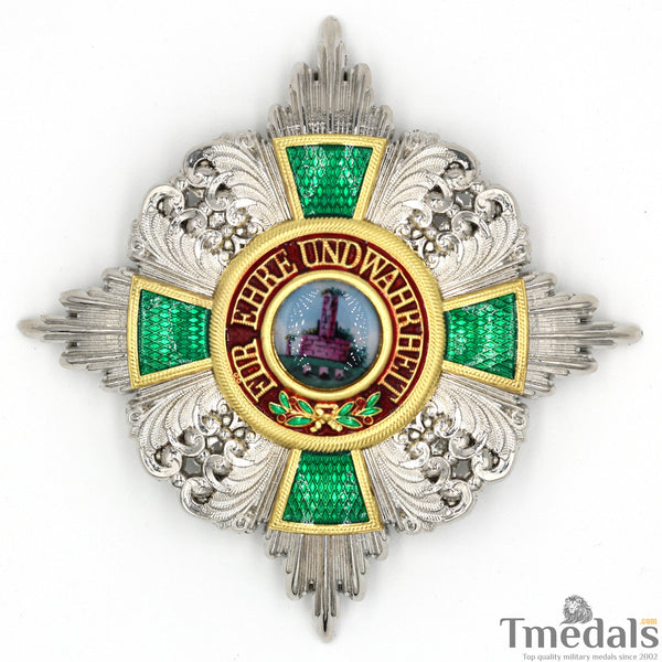 German Order of the Zähringer Lion, Commander Breast Star without Swords top Replica Copy Reproduction